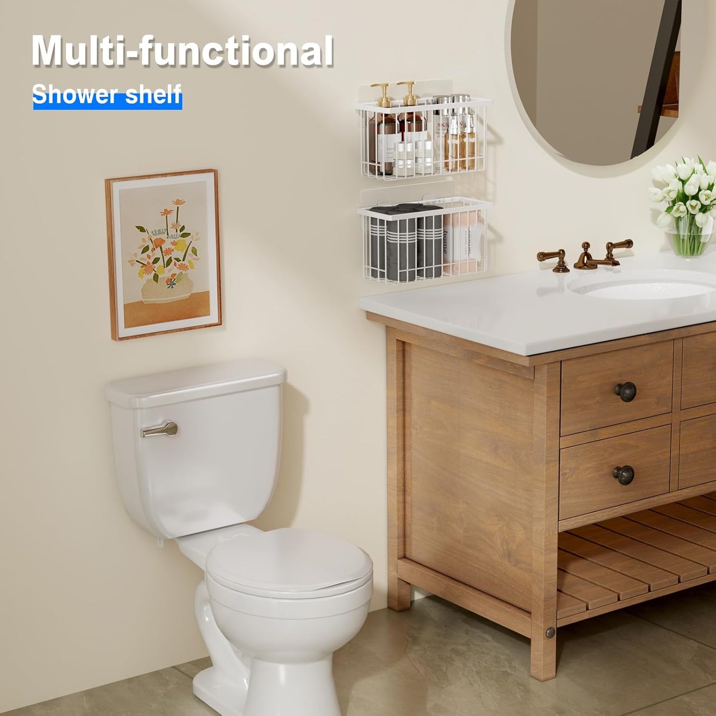 3-Pack Adhesive Cabinet Door Organizer — No-Drill Lid & Kitchen Storage for Renters | Nestify