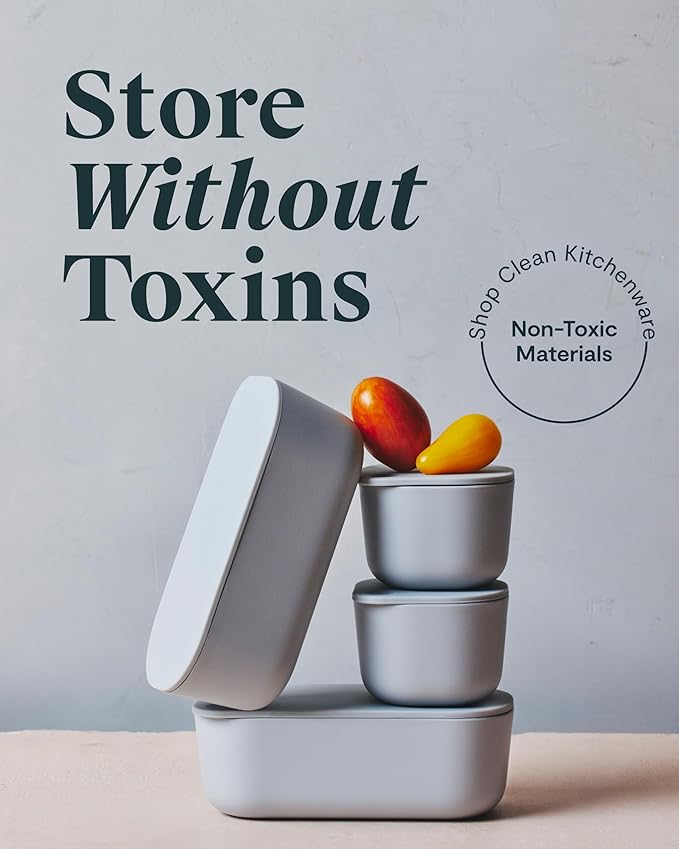 Caraway 4pc Dot Inserts - Dash Ramekins w/Lid - Easy to Store, Non Toxic - Perfect for Sauces, Garnish, & Small Snack or Sides