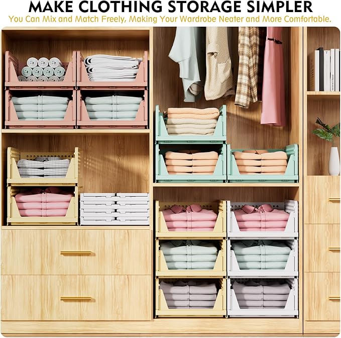 How Do I Organize Closets and Drawers With Colorful Storage Bins?